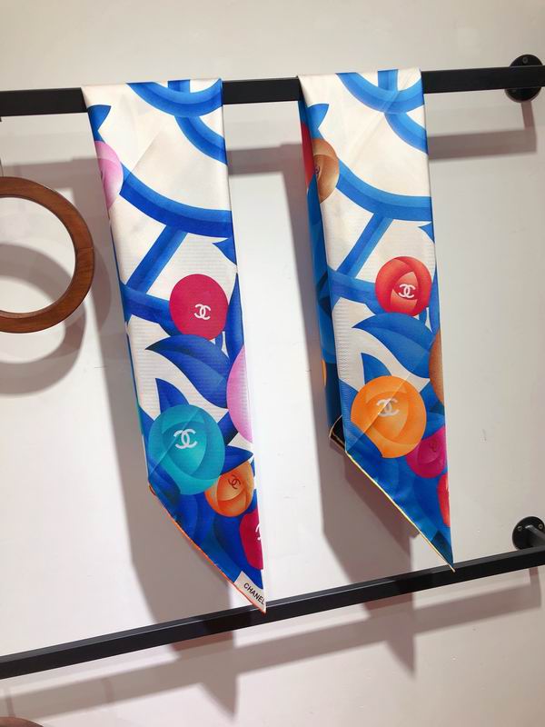 Chanel silk scarf 90X90cm E19 (15)